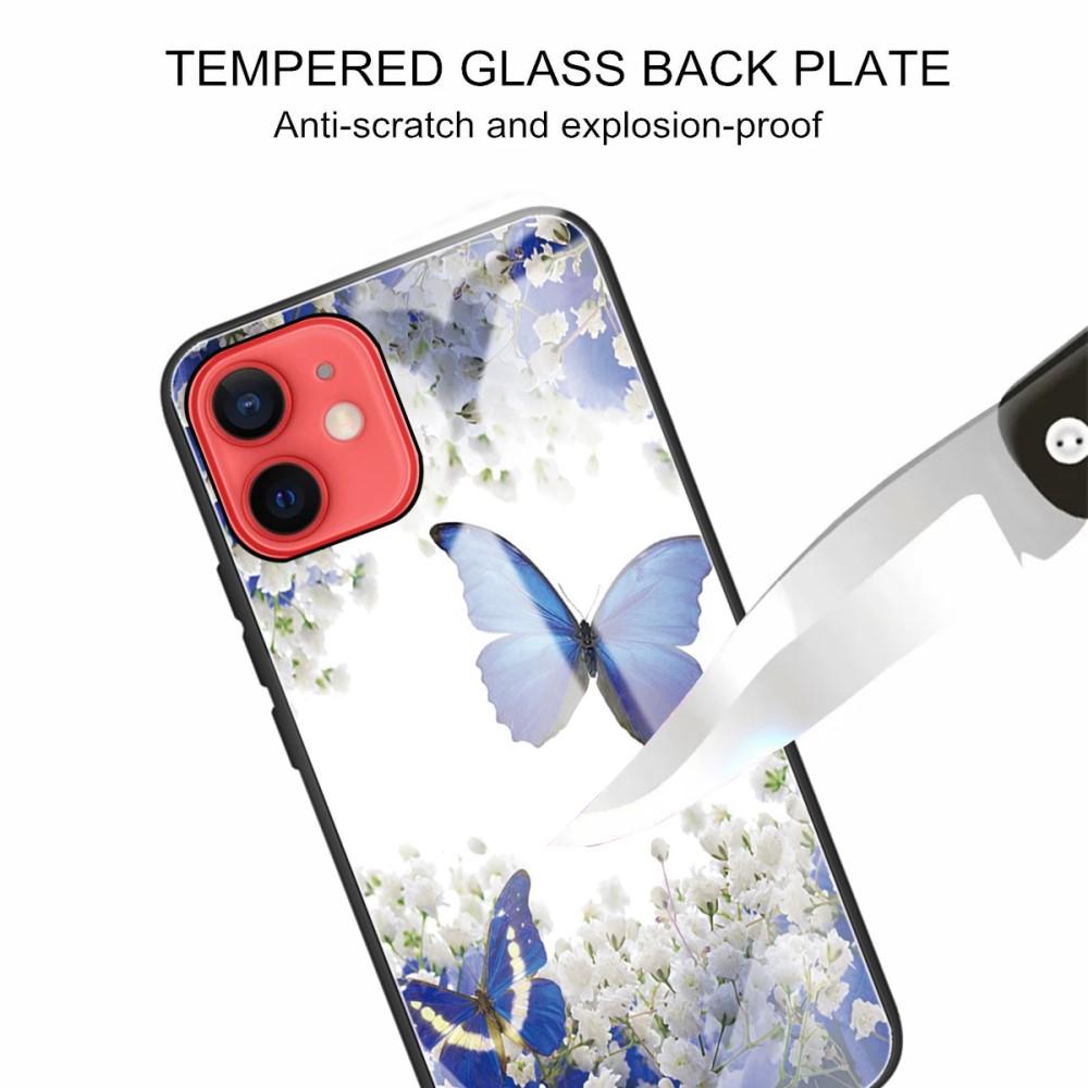 Coque en verre trempé iPhone 11 Papillons