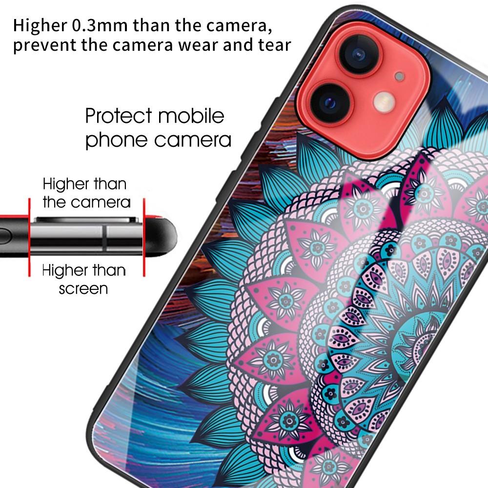 Coque en verre trempé iPhone 11 Mandala