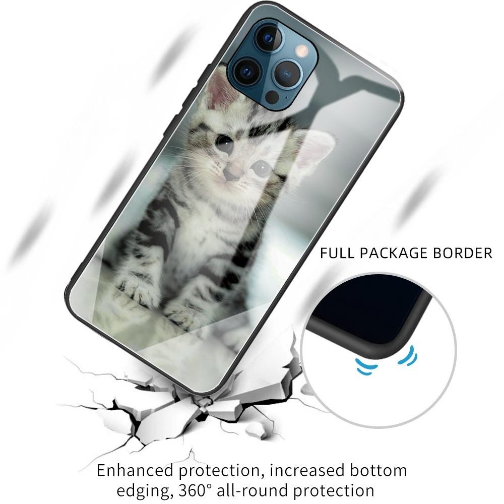 Coque en verre trempé iPhone 12/12 Pro Chatons