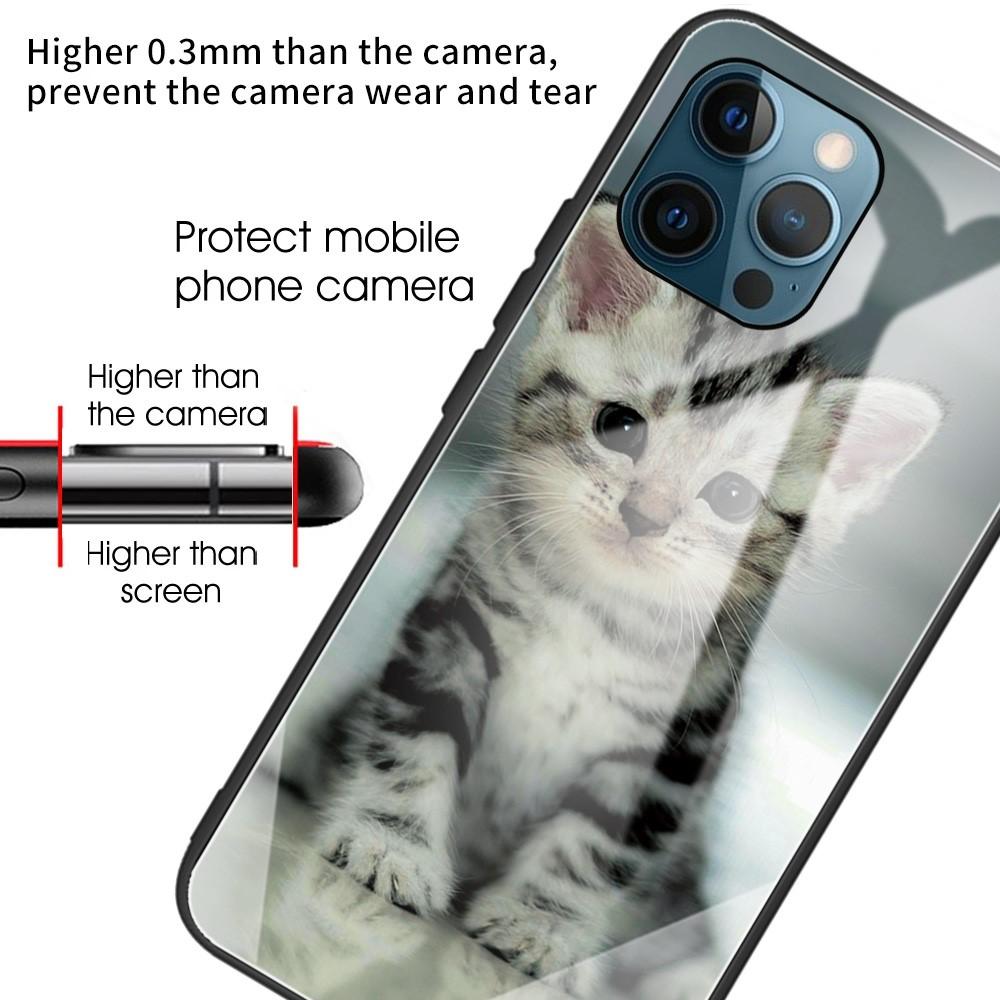 Coque en verre trempé iPhone 12/12 Pro Chatons