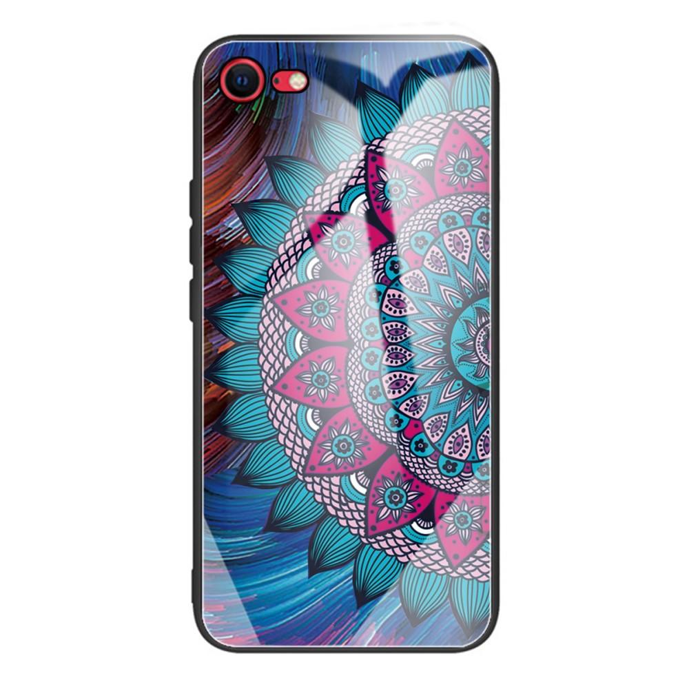 Coque en verre trempé iPhone 7/8/SE Mandala