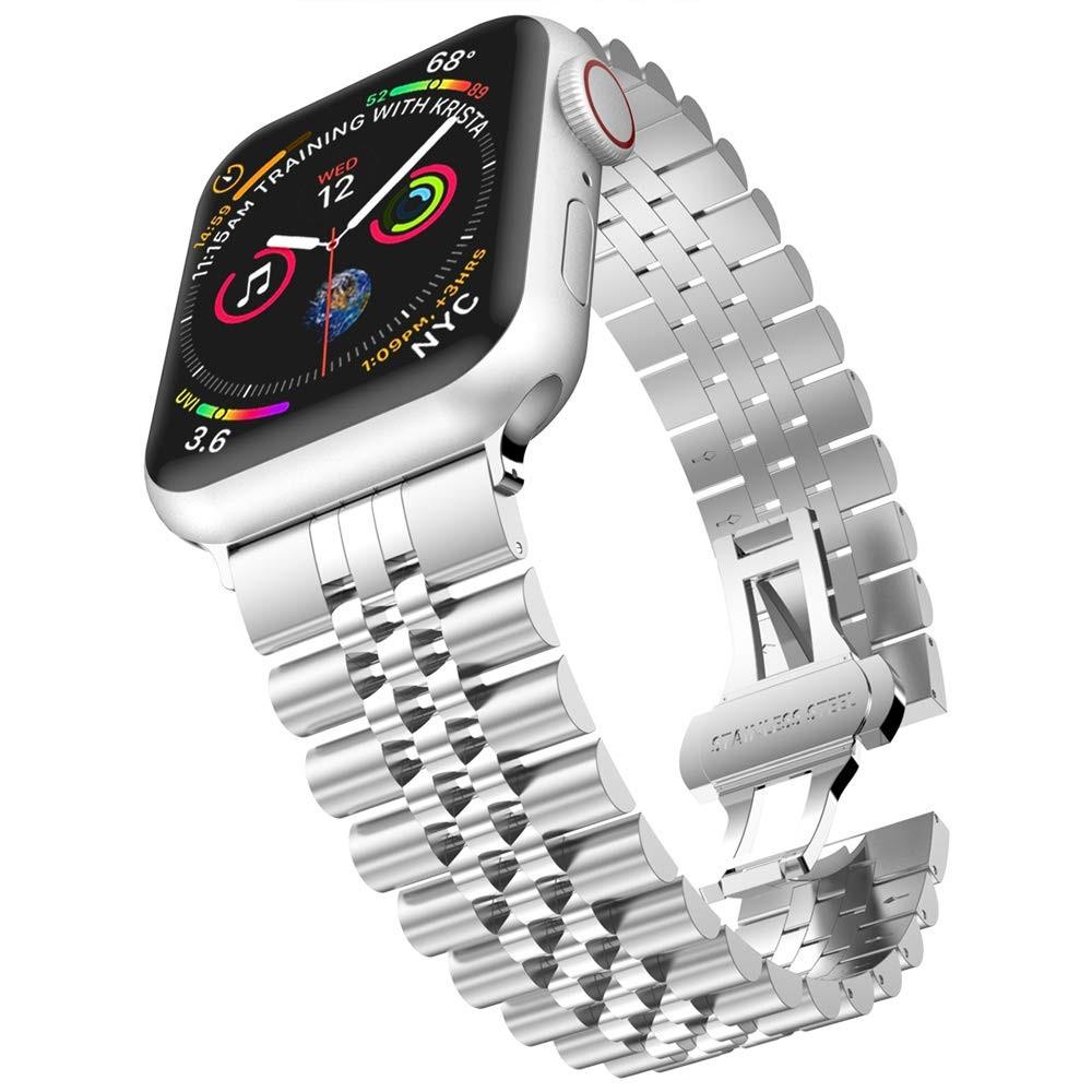 Bracelet en acier inoxydable Apple Watch Series 8 41mm Argent