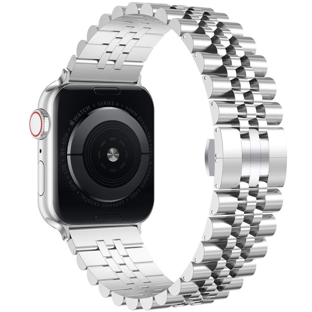 Bracelet en acier inoxydable Apple Watch 45mm Series 7, argent