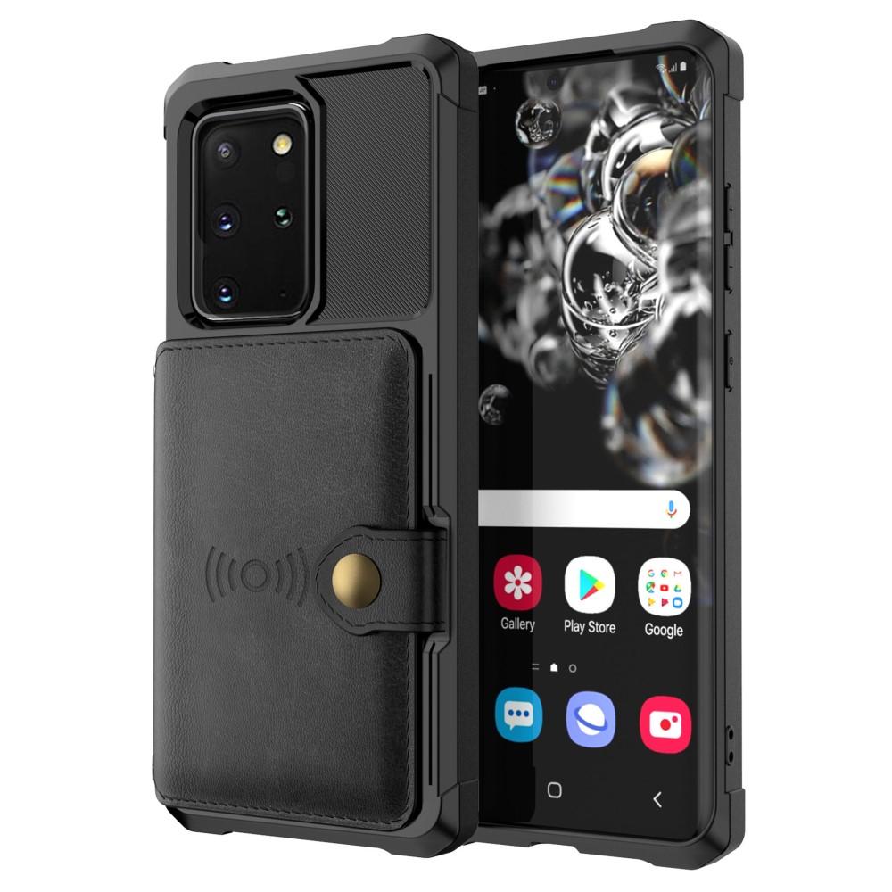 Coque porte-cartes Tough Multi-slot Samsung Galaxy S20 Plus, Noir