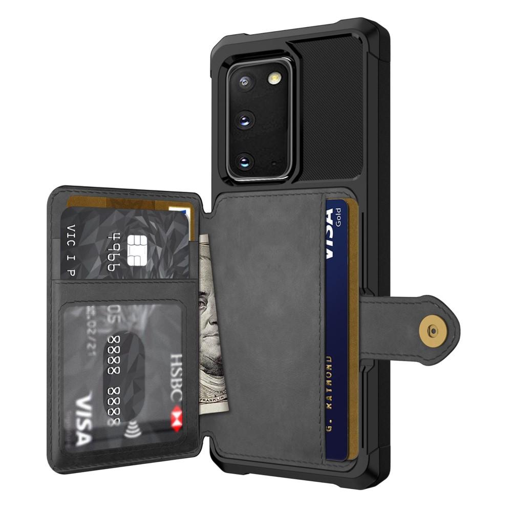 Coque porte-cartes Tough Multi-slot Samsung Galaxy S20 Noir
