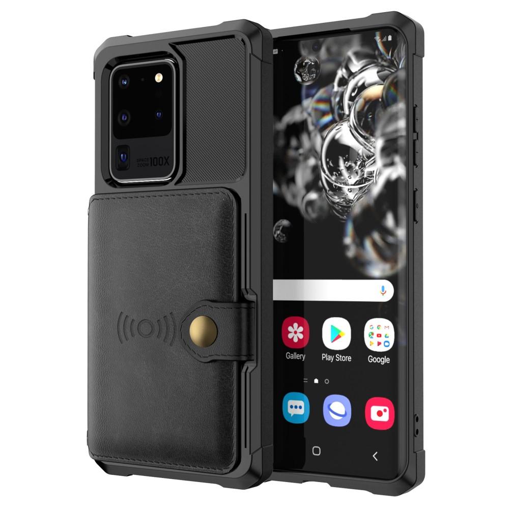 Coque porte-cartes Tough Multi-slot Samsung Galaxy S20 Ultra, Noir