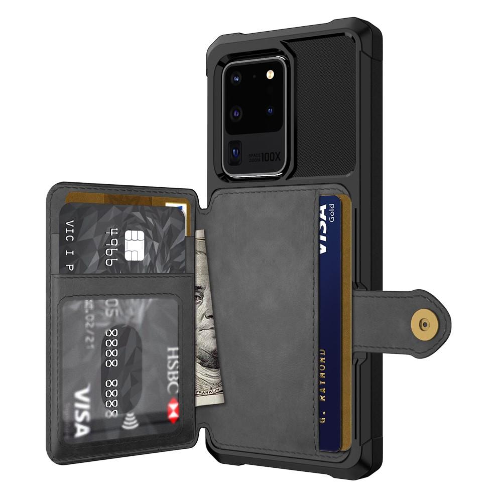 Coque porte-cartes Tough Multi-slot Samsung Galaxy S20 Ultra, Noir