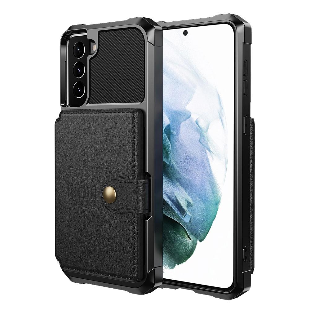Coque porte-cartes Tough Multi-slot Samsung Galaxy S21, Noir