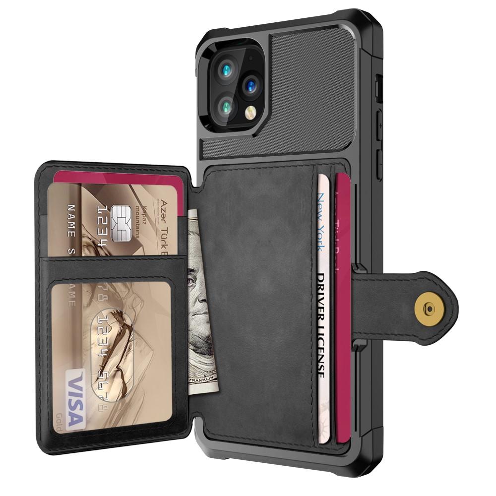 Coque porte-cartes Tough Multi-slot iPhone 11 Pro, Noir