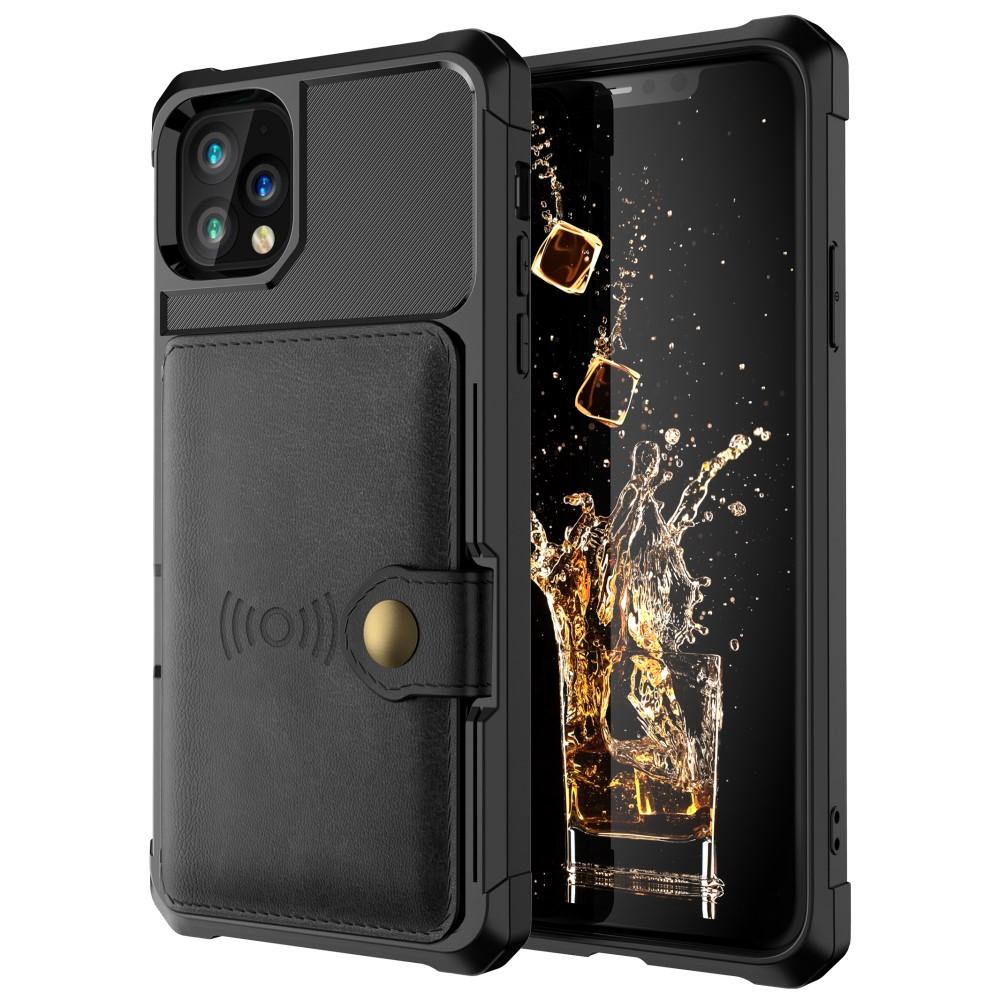 Coque porte-cartes Tough Multi-slot iPhone 11 Pro, Noir