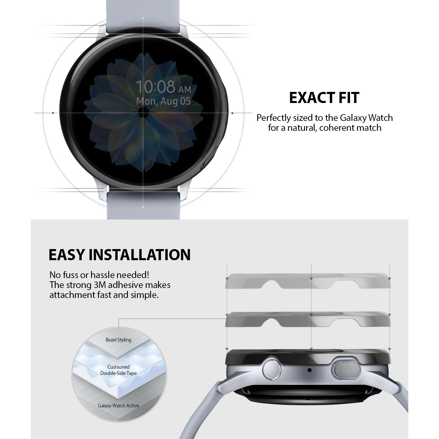 Bezel Styling Samsung Galaxy Watch Active 2 44mm Black