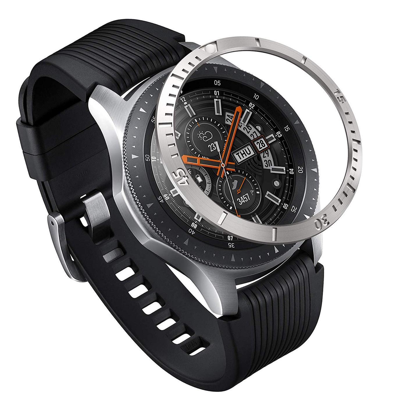 Bezel Styling Samsung Galaxy Watch 46mm/Gear S3 Argent