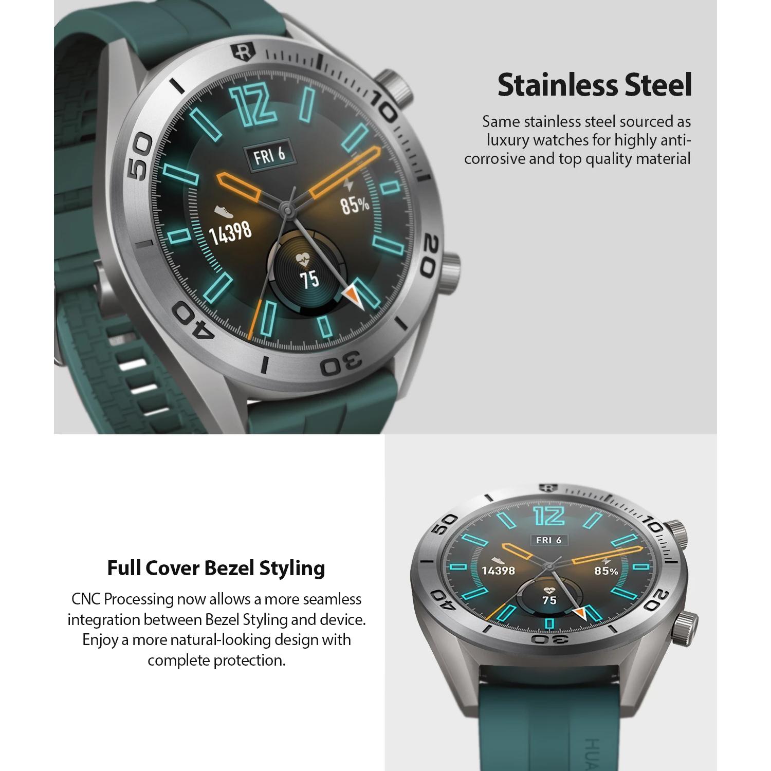 Bezel Styling Huawei Watch GT Argent