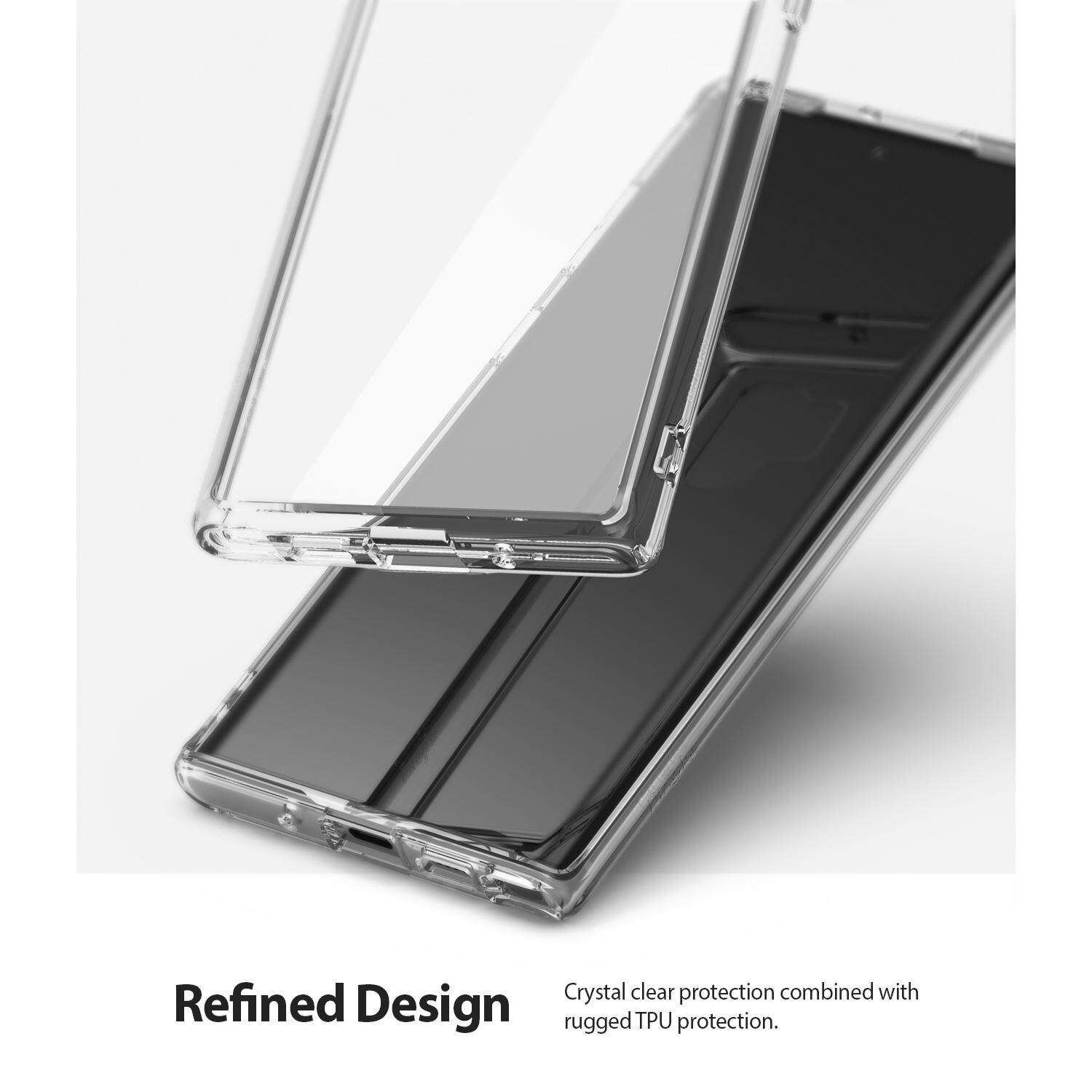 Coque Fusion Samsung Galaxy Note 10 Plus, Transparent