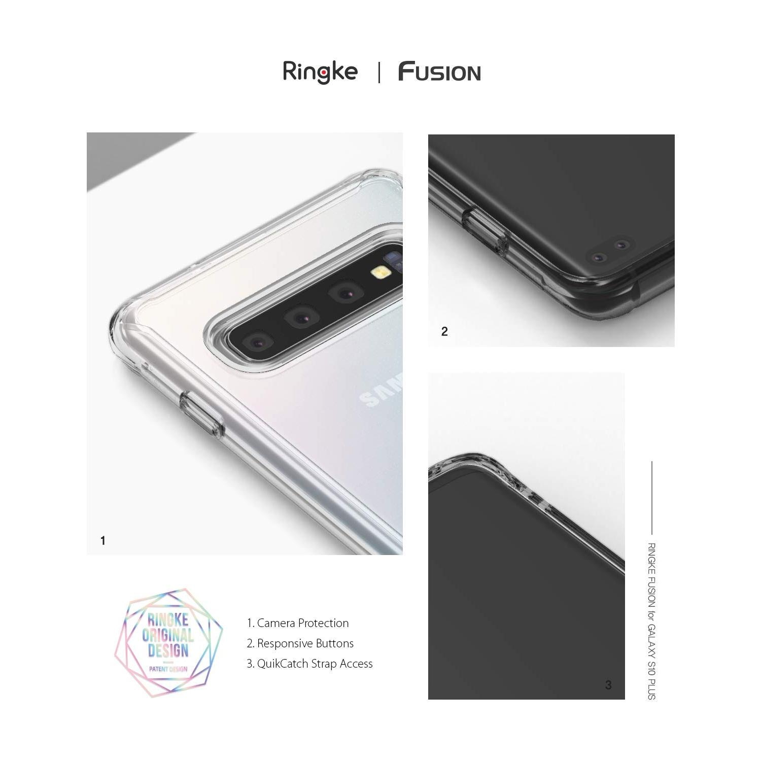 Coque Fusion Samsung Galaxy S10 Plus, Transparent