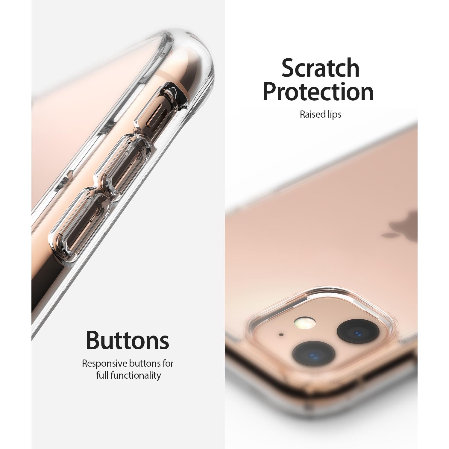 Coque Fusion iPhone 11, Transparent