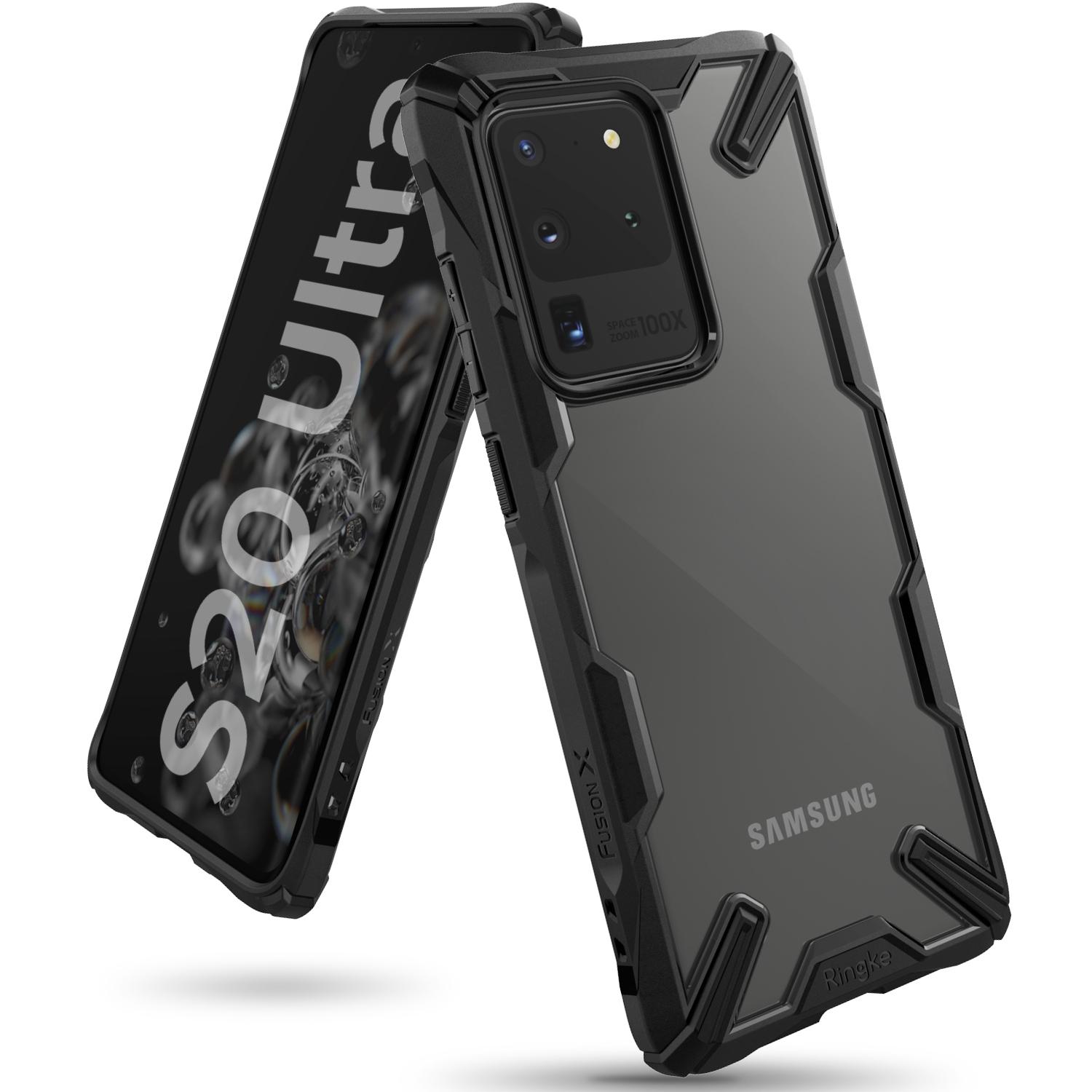 Coque Fusion X Samsung Galaxy S20 Ultra, Noir
