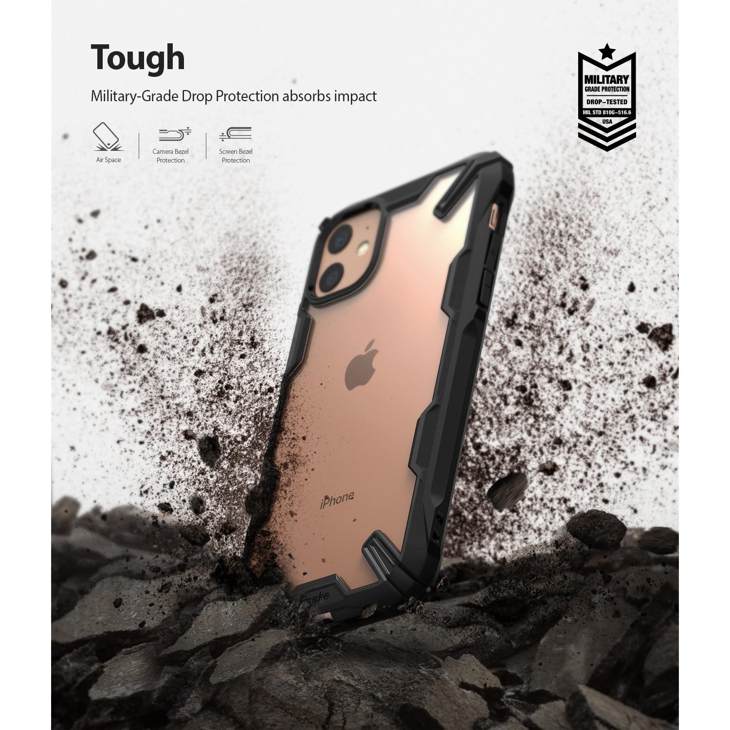 Coque Fusion X iPhone 11, Noir