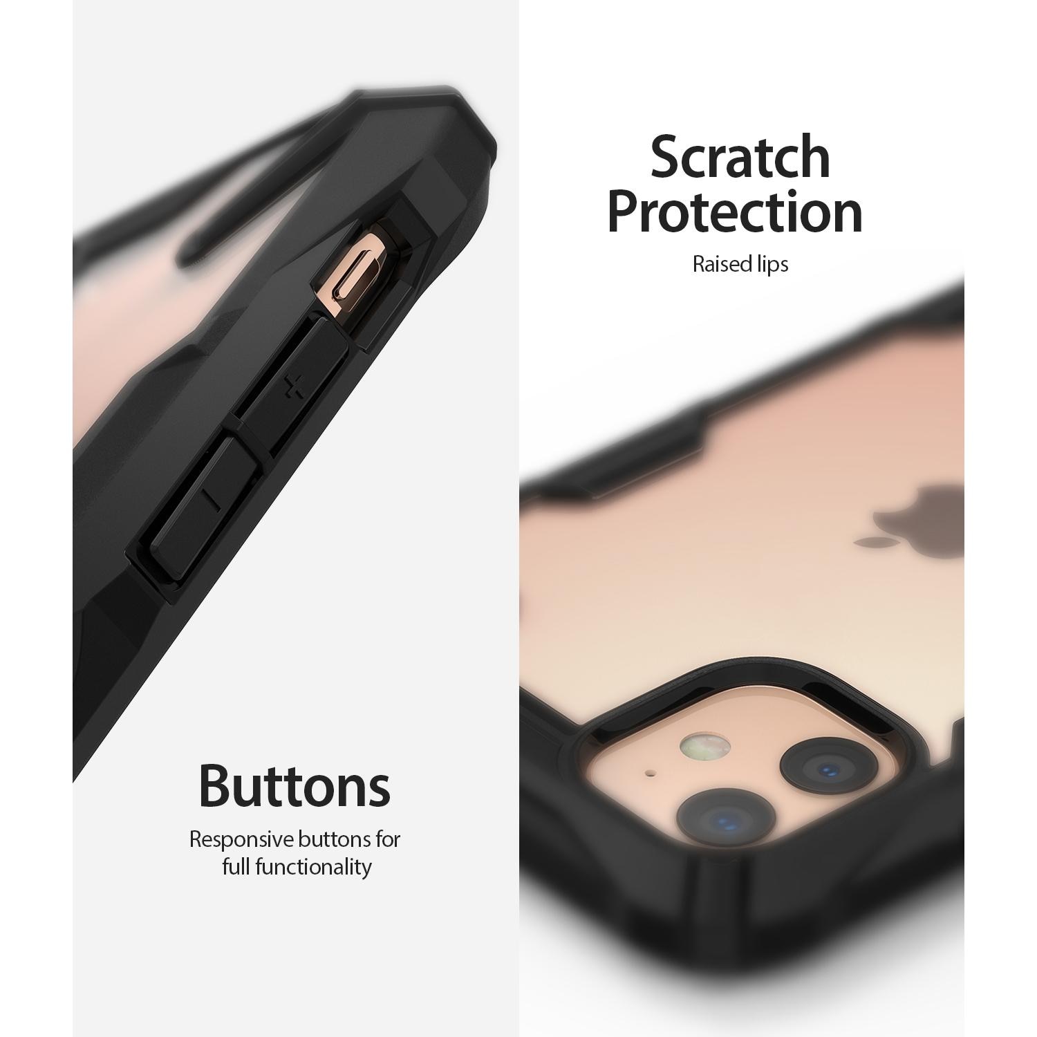 Coque Fusion X iPhone 11, Noir