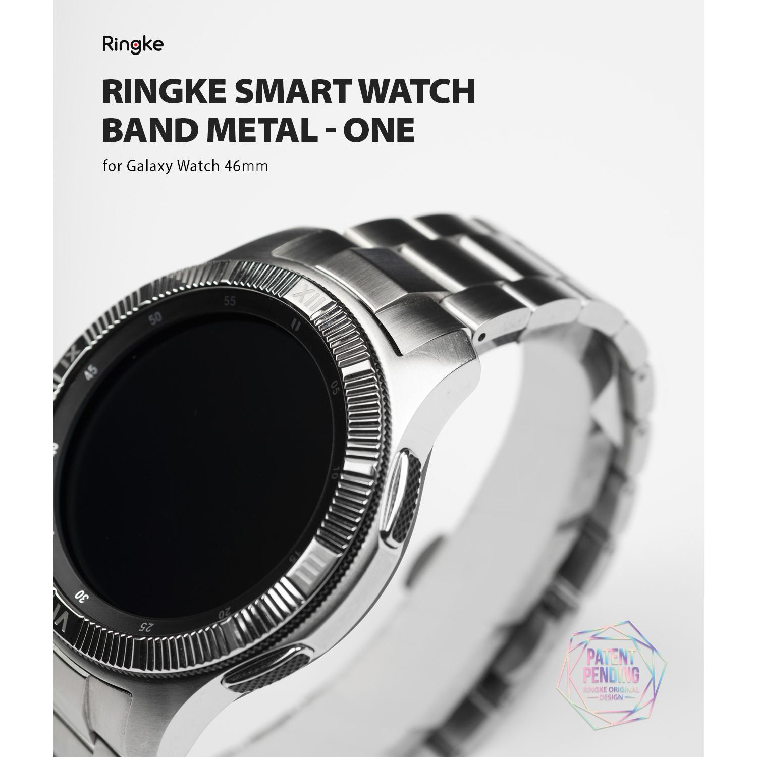 Metal One Bracelet Samsung Galaxy Watch 46mm Argent
