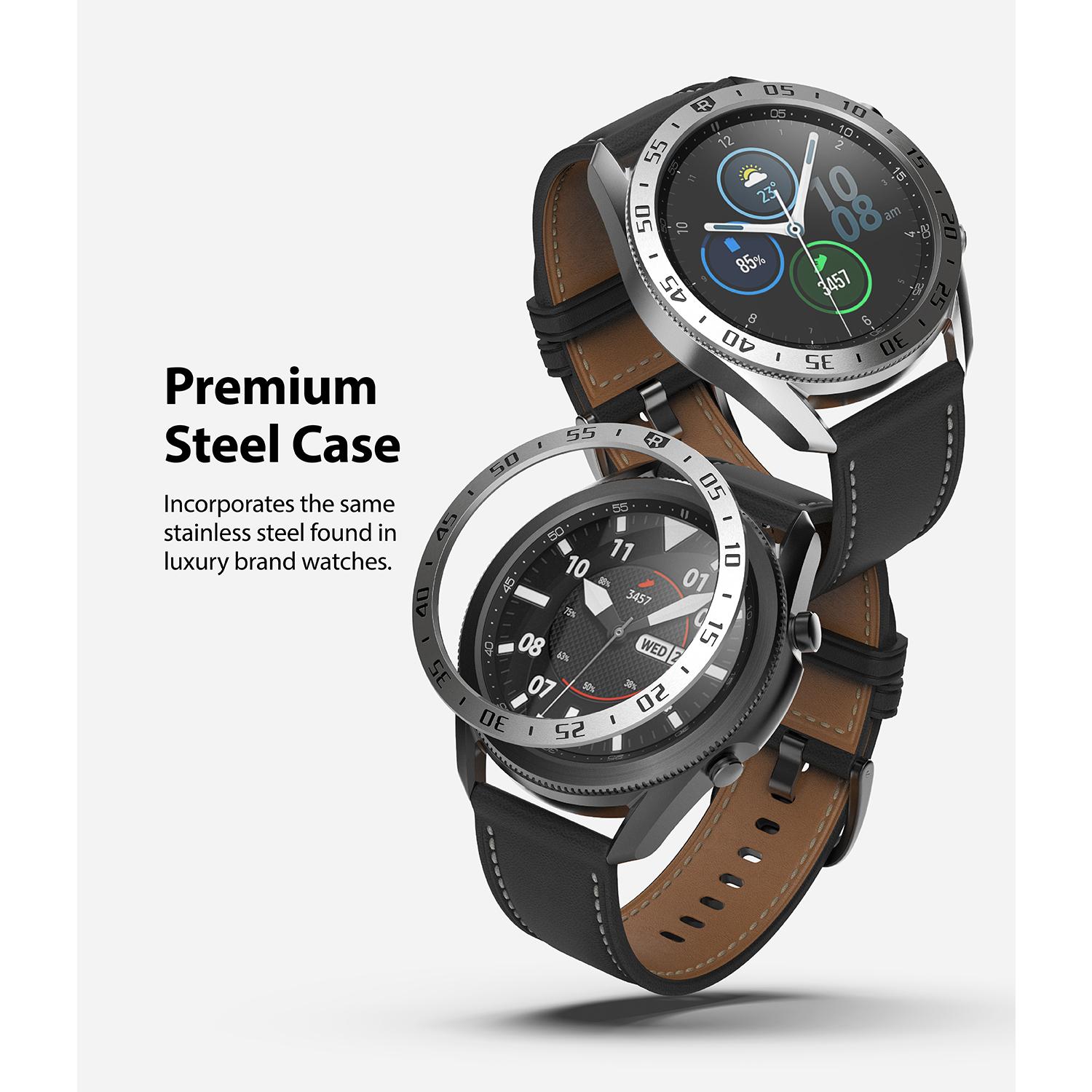 Bezel Styling Samsung Galaxy Watch 3 45mm Argent
