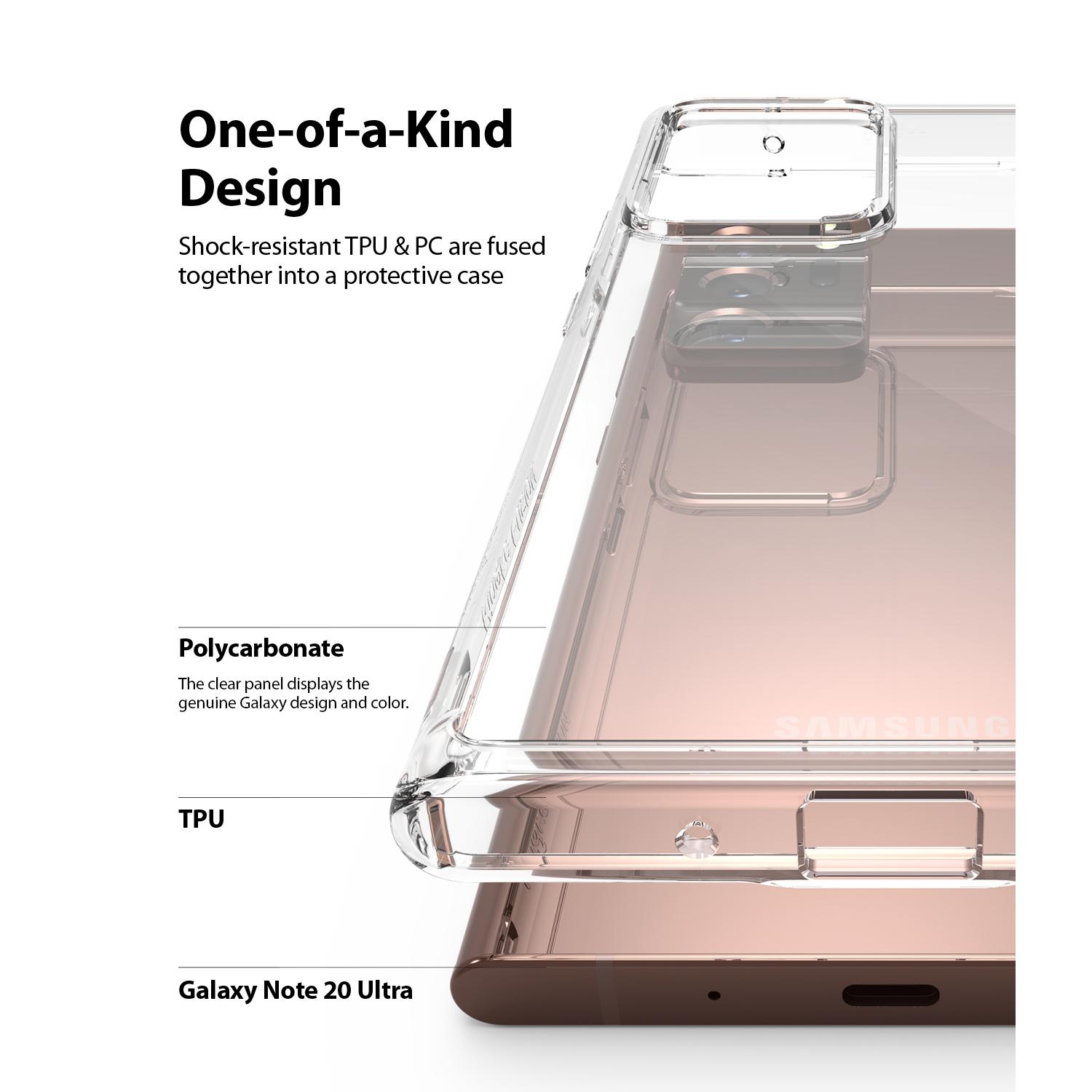 Coque Fusion Samsung Galaxy Note 20 Ultra, Transparent