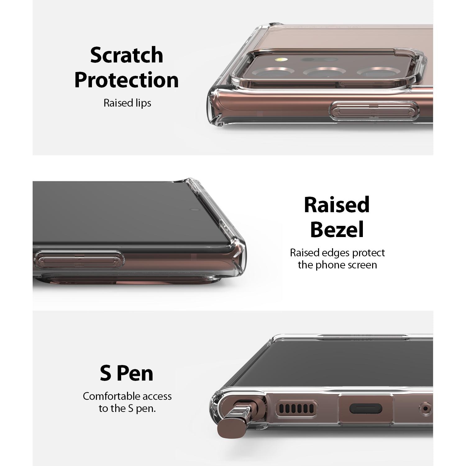 Coque Fusion Samsung Galaxy Note 20 Ultra, Transparent