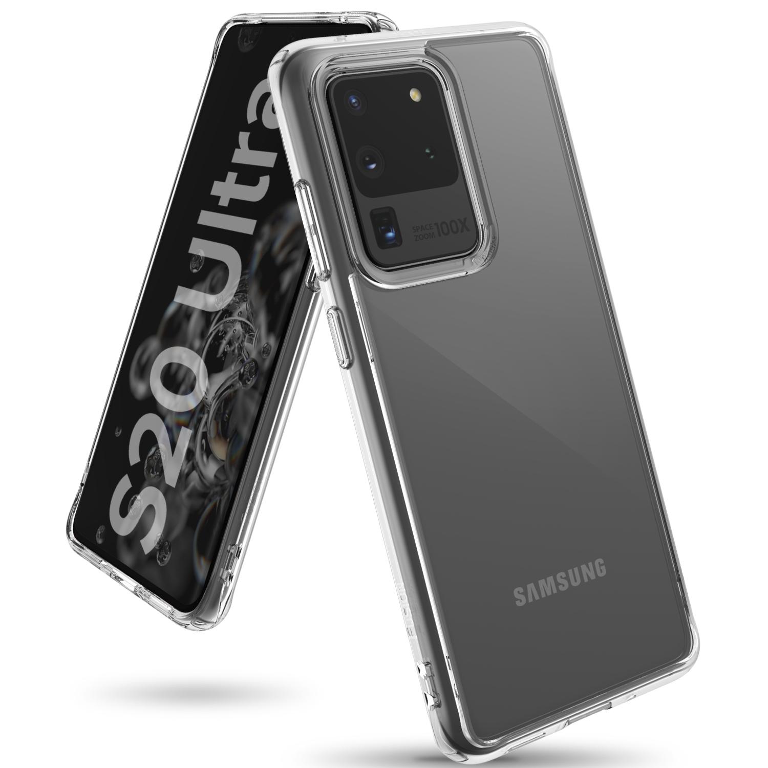 Coque Fusion Samsung Galaxy S20 Ultra, Transparent