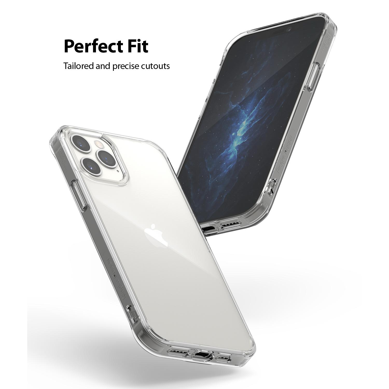 Coque Fusion iPhone 12/iPhone 12 Pro, Transparent