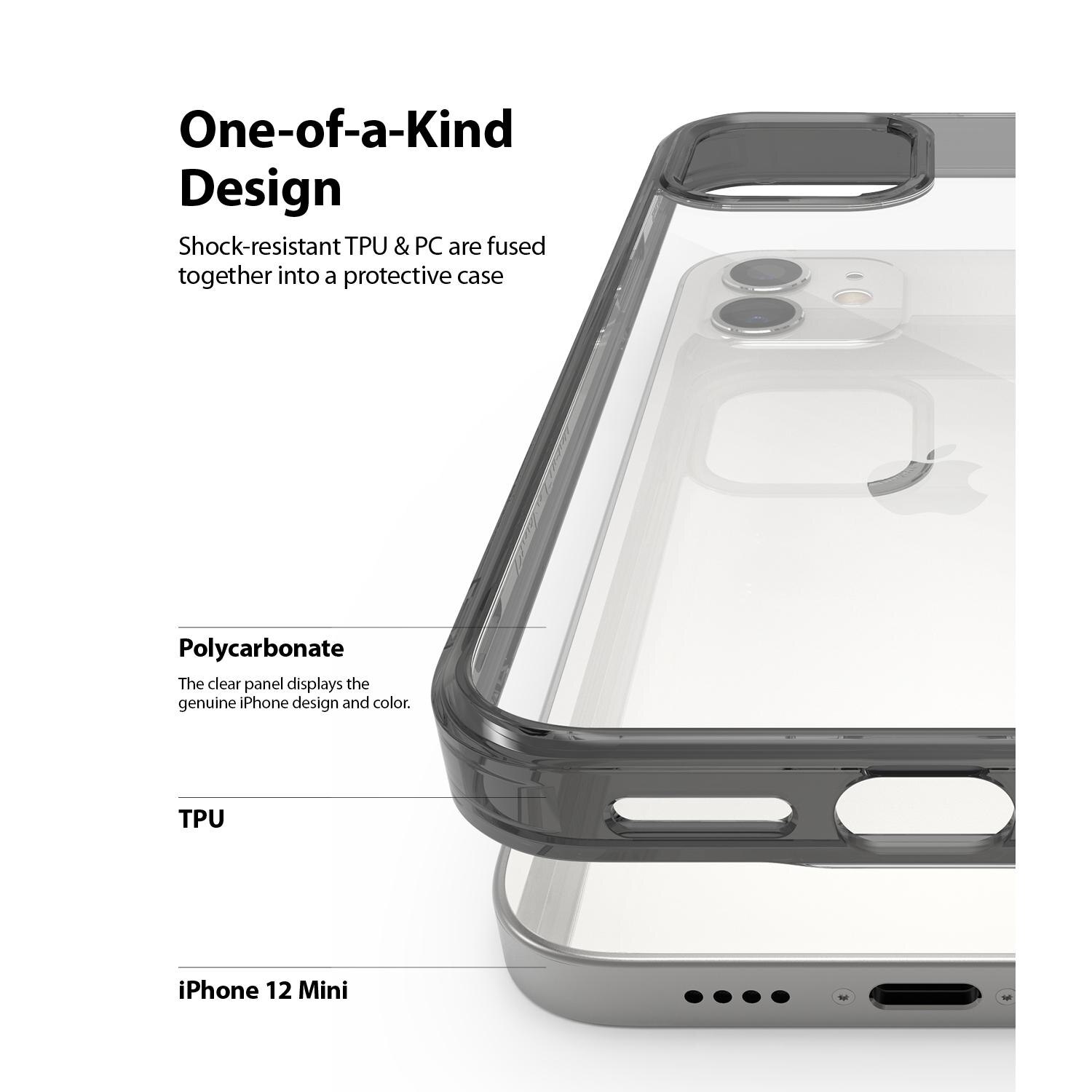 Coque Fusion Apple iPhone 12 Mini, Gris