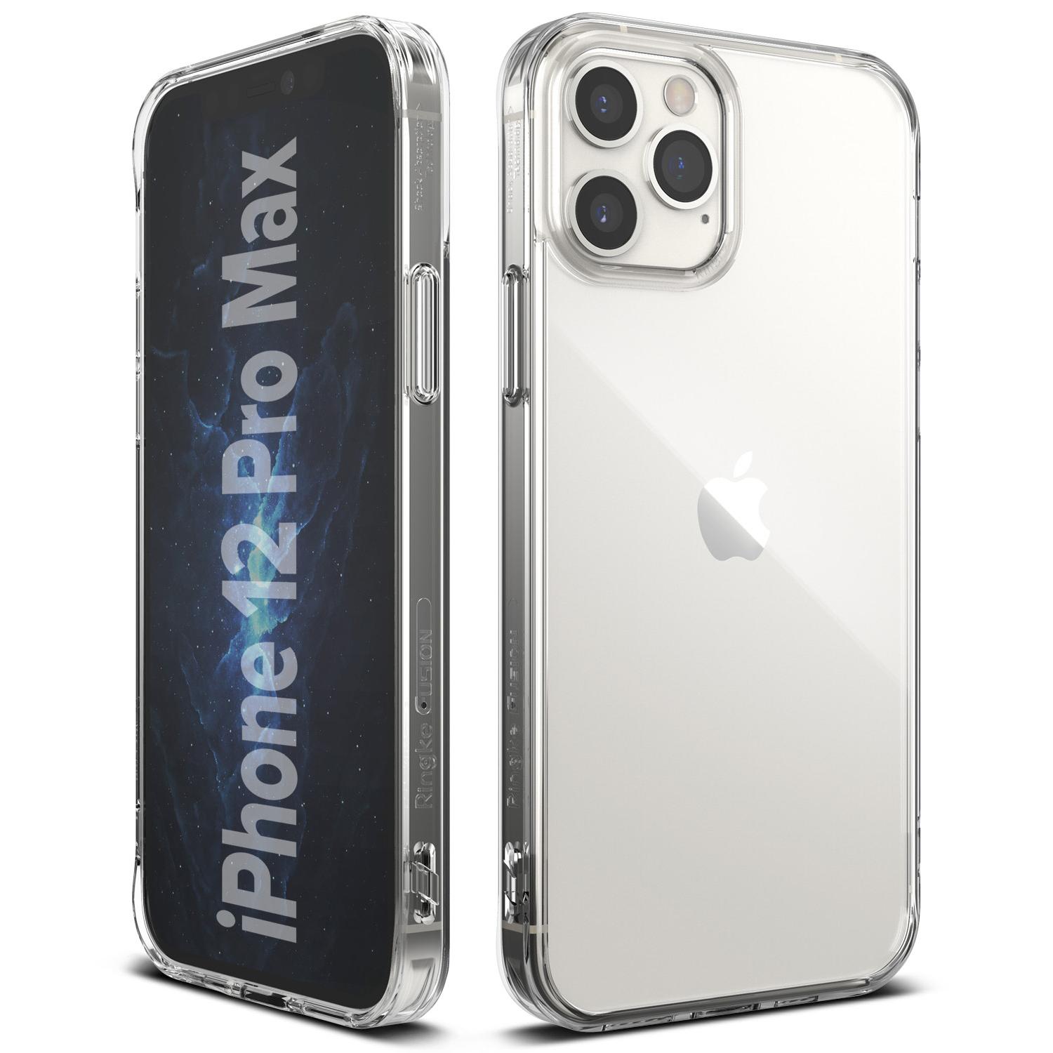 Coque Fusion iPhone 12 Pro Max, Transparent