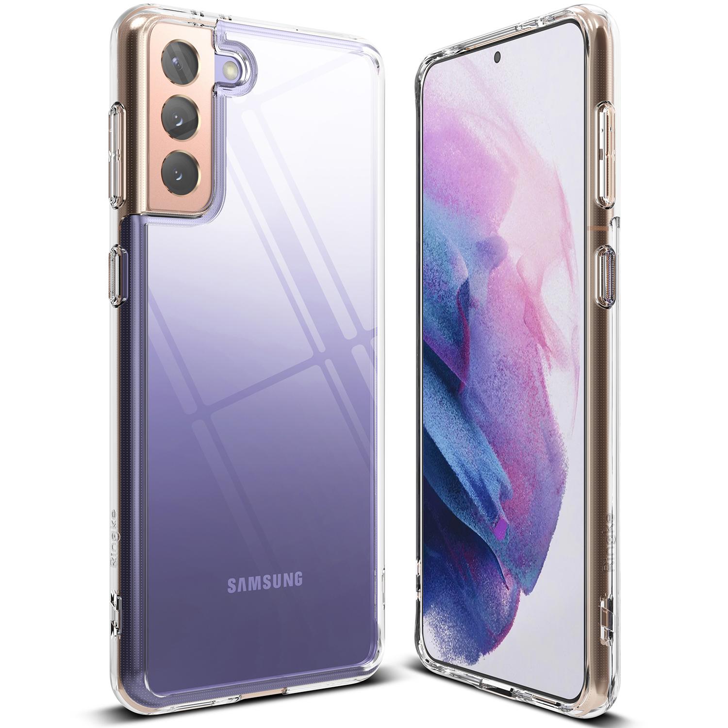 Coque Fusion Samsung Galaxy S21, Transparent