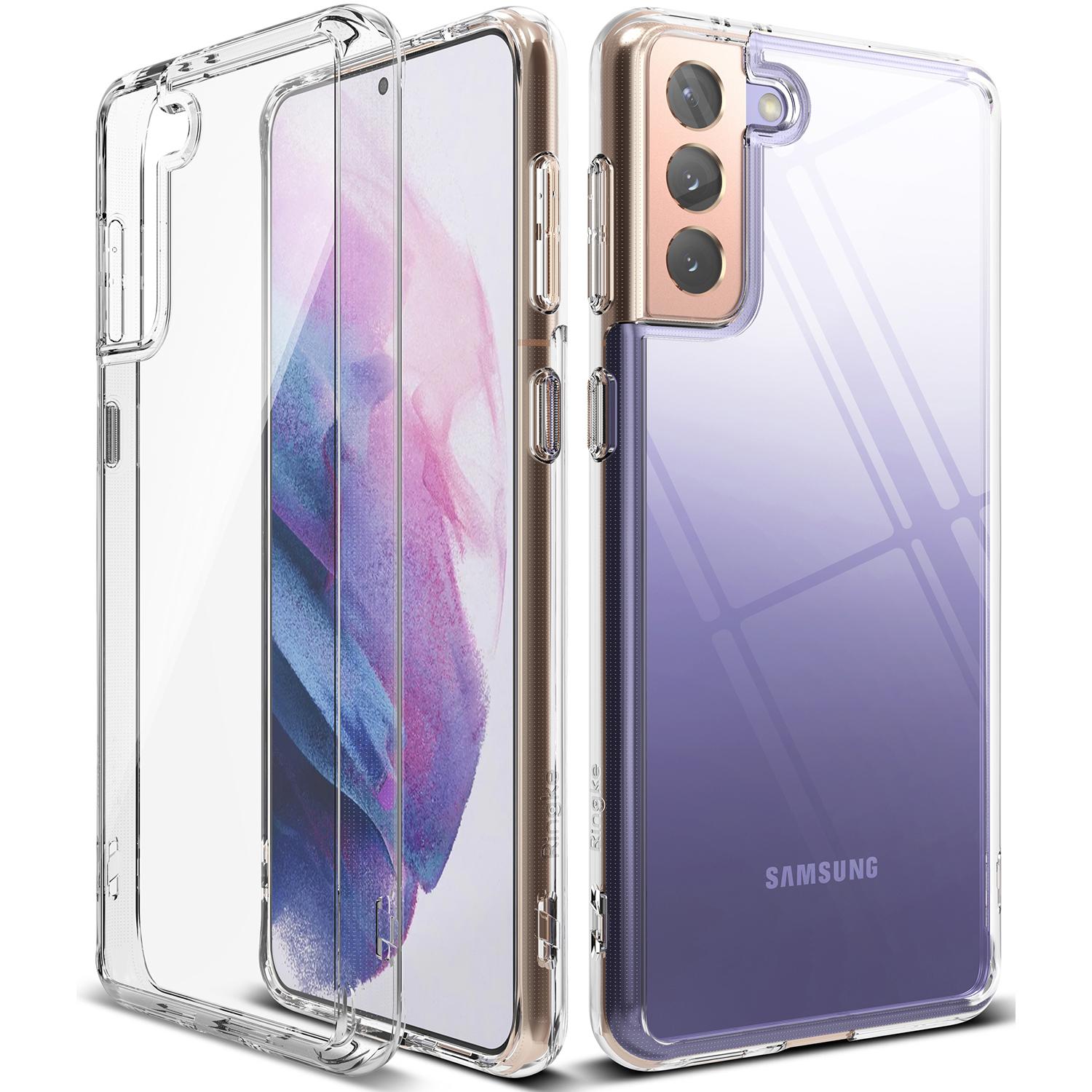 Coque Fusion Samsung Galaxy S21, Transparent