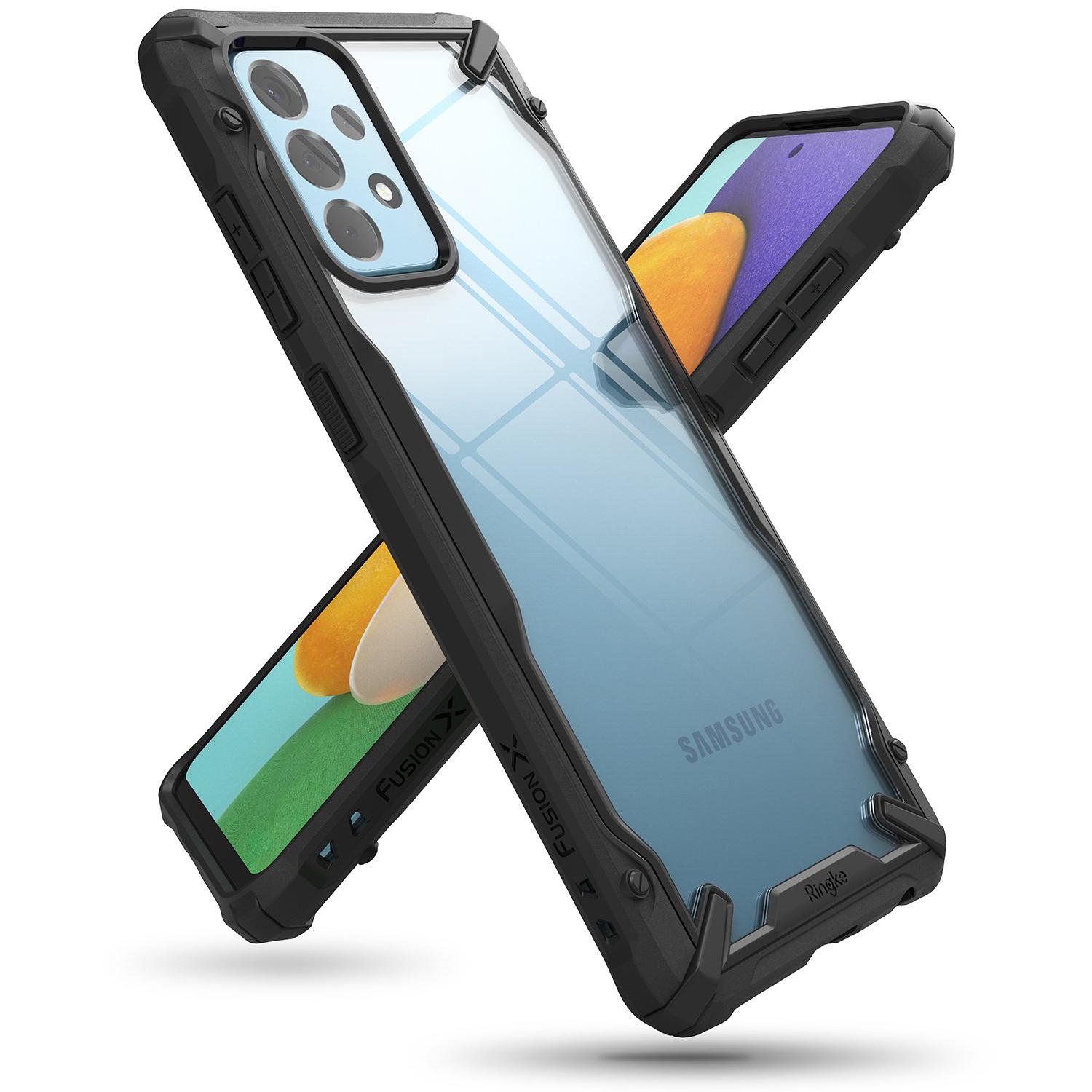Coque Fusion X Samsung Galaxy A52 5G, Noir