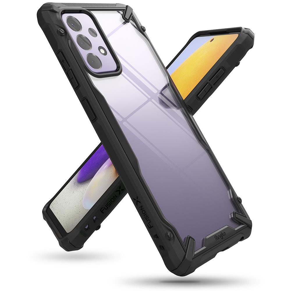 Coque Fusion X Samsung Galaxy A72 5G, Noir