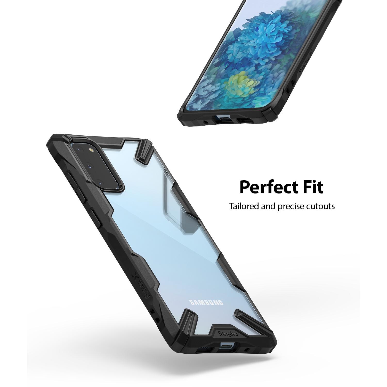 Coque Fusion X Samsung Galaxy S20, Noir