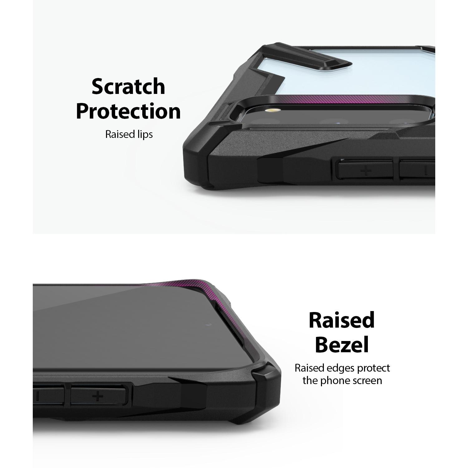 Coque Fusion X Samsung Galaxy S20, Noir