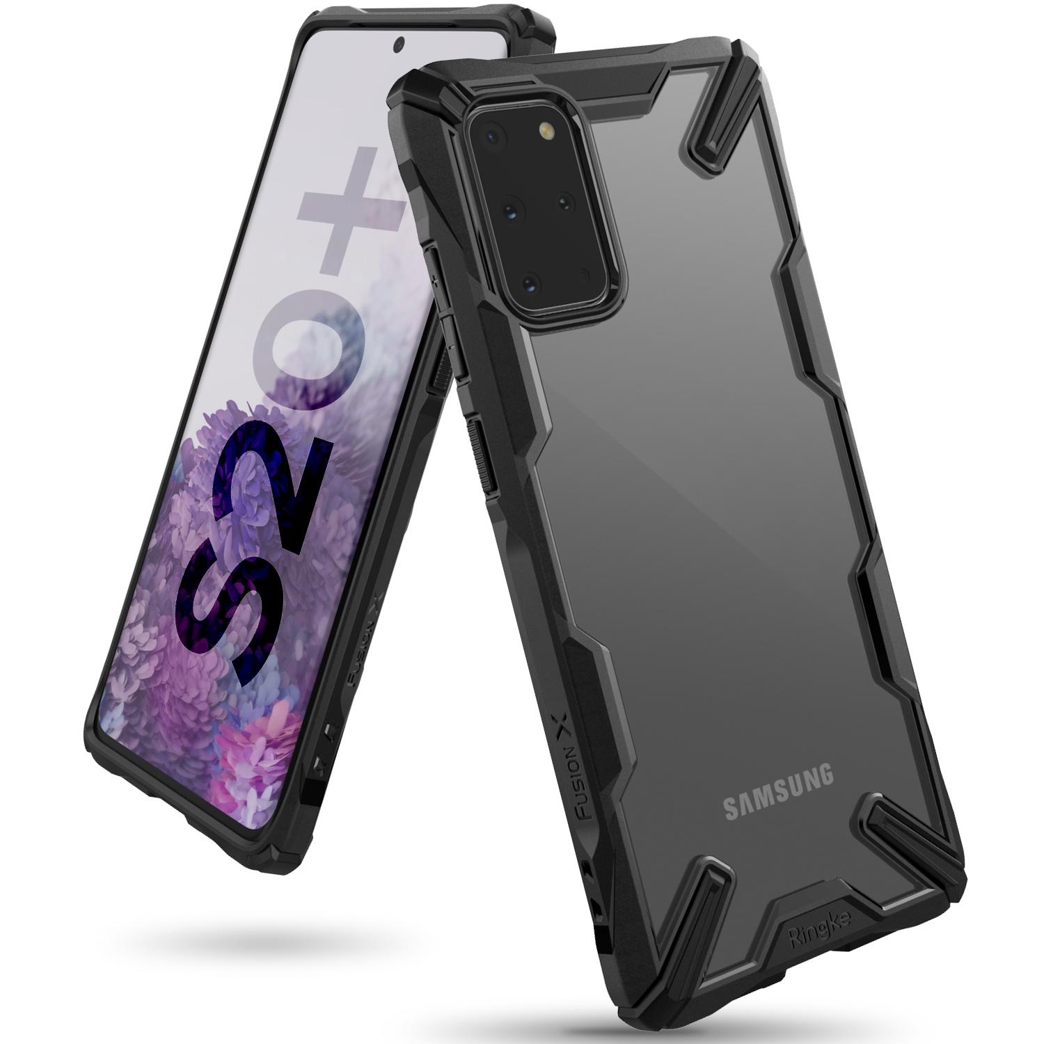 Coque Fusion X Samsung Galaxy S20 Plus, Noir