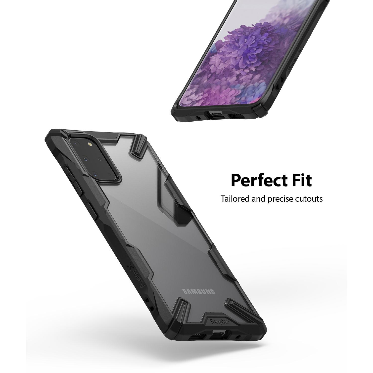 Coque Fusion X Samsung Galaxy S20 Plus, Noir