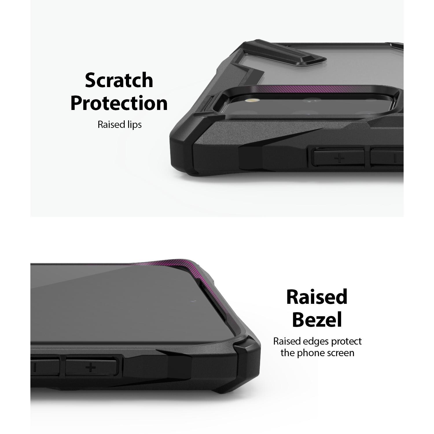 Coque Fusion X Samsung Galaxy S20 Plus, Noir