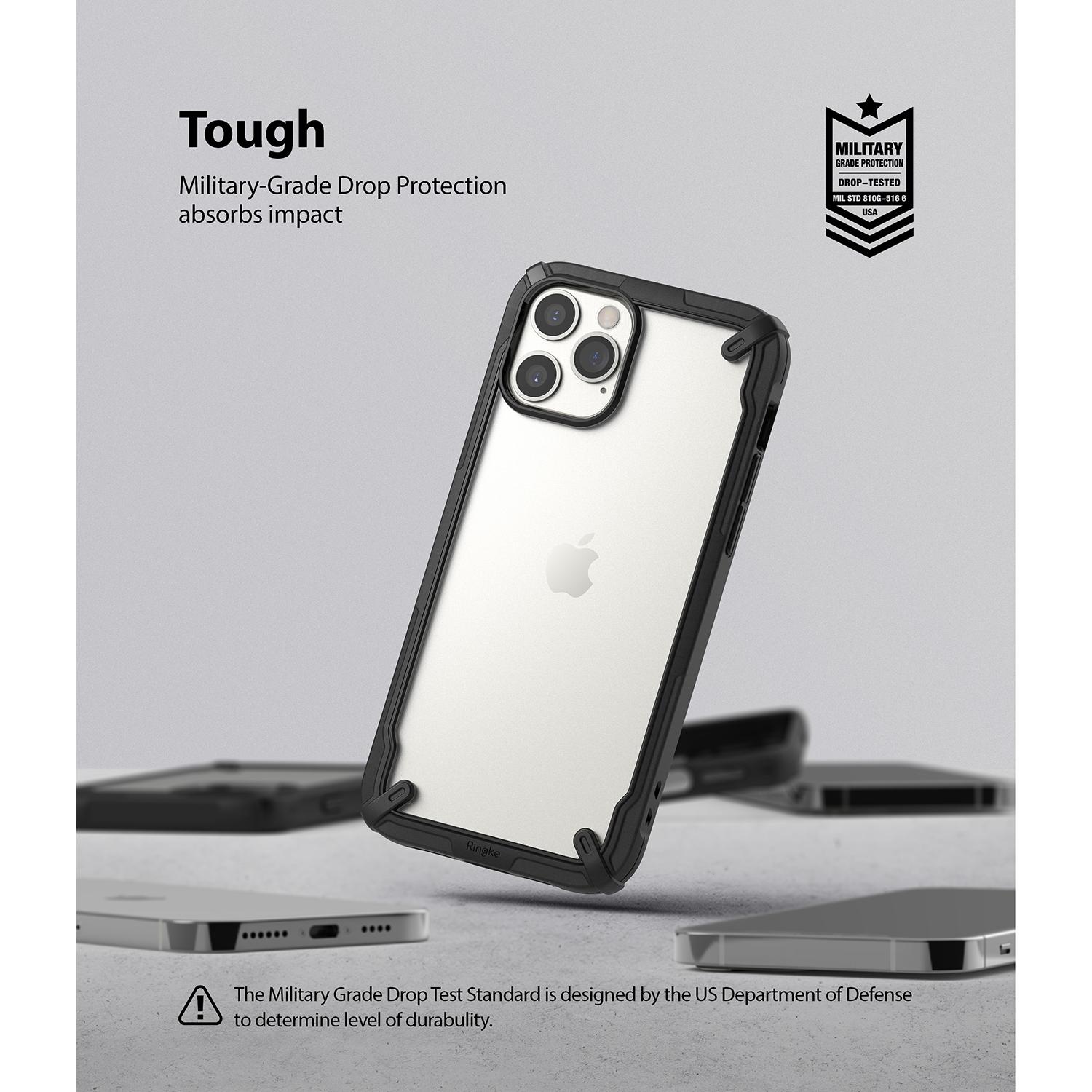 Coque Fusion X iPhone 12 Pro Max Black