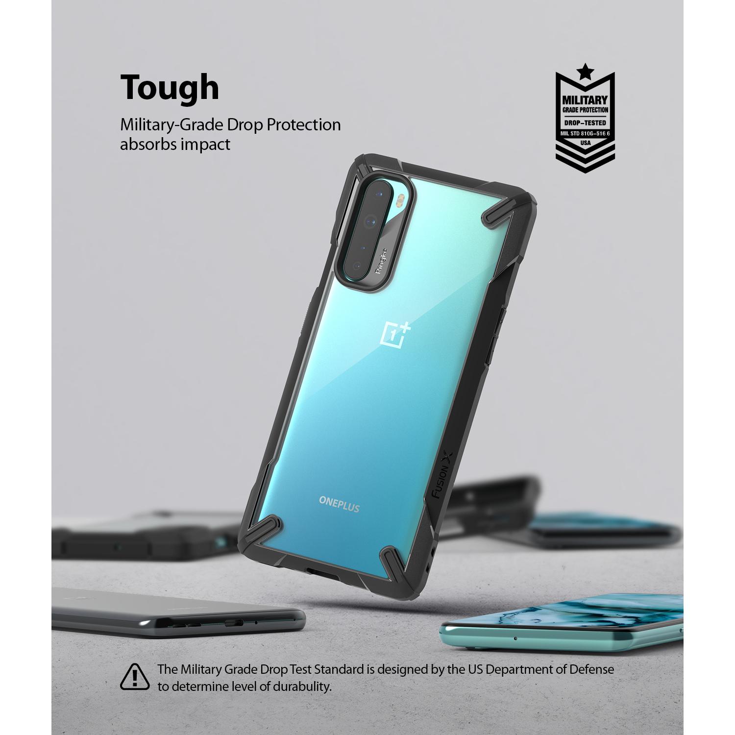 Coque Fusion X  OnePlus Nord, Noir