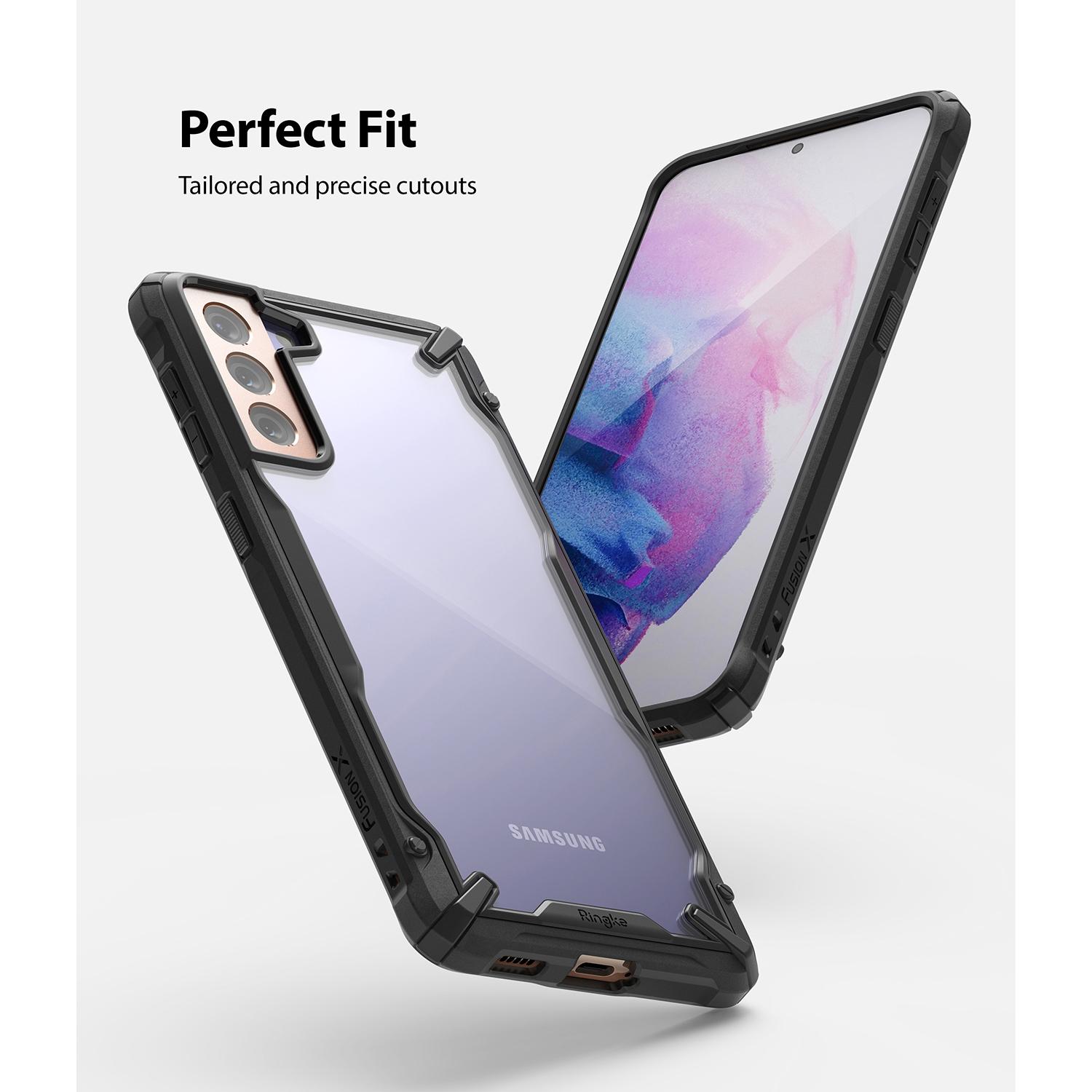 Coque Fusion X Samsung Galaxy S21 Plus, Noir