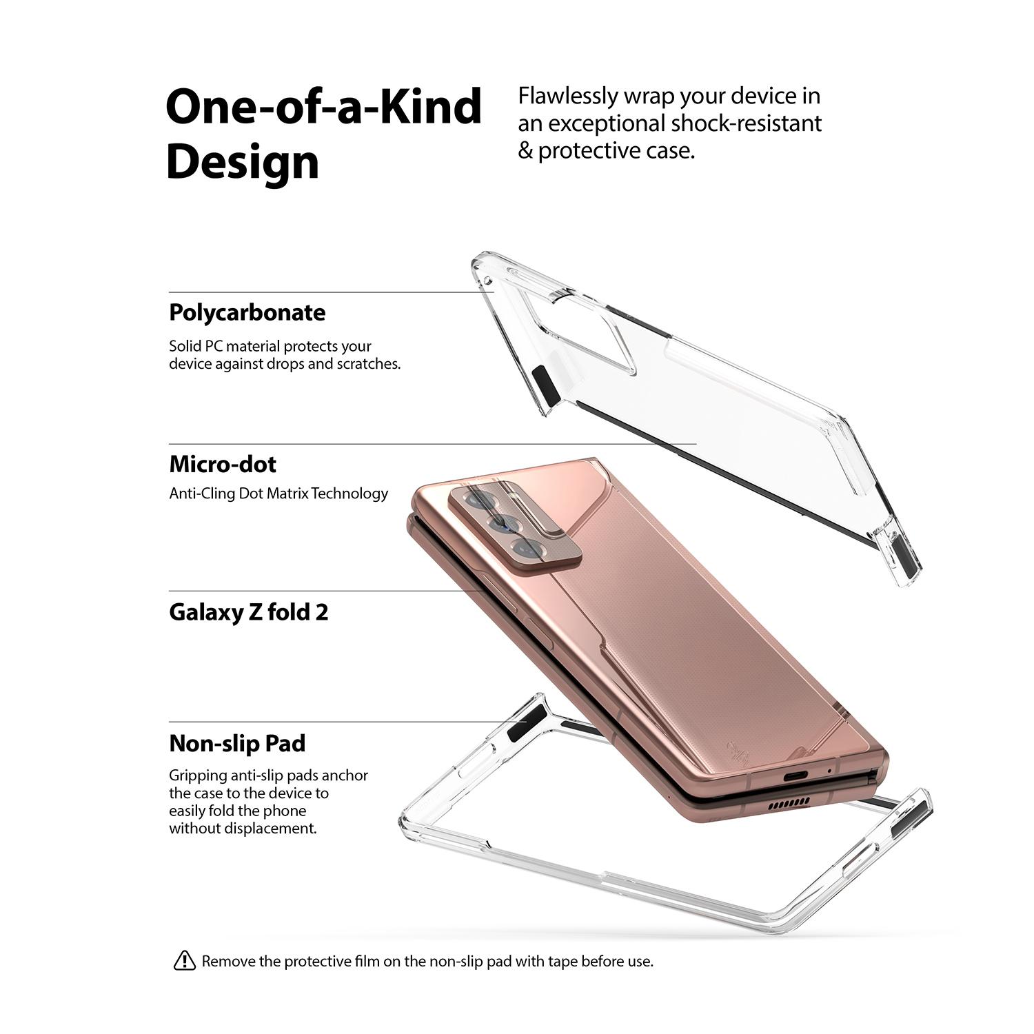 Coque Slim Samsung Galaxy Z Fold 2 Clear