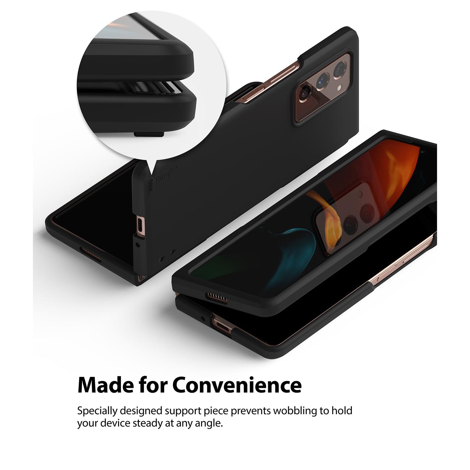 Coque Slim Samsung Galaxy Z Fold 2 Matte Black