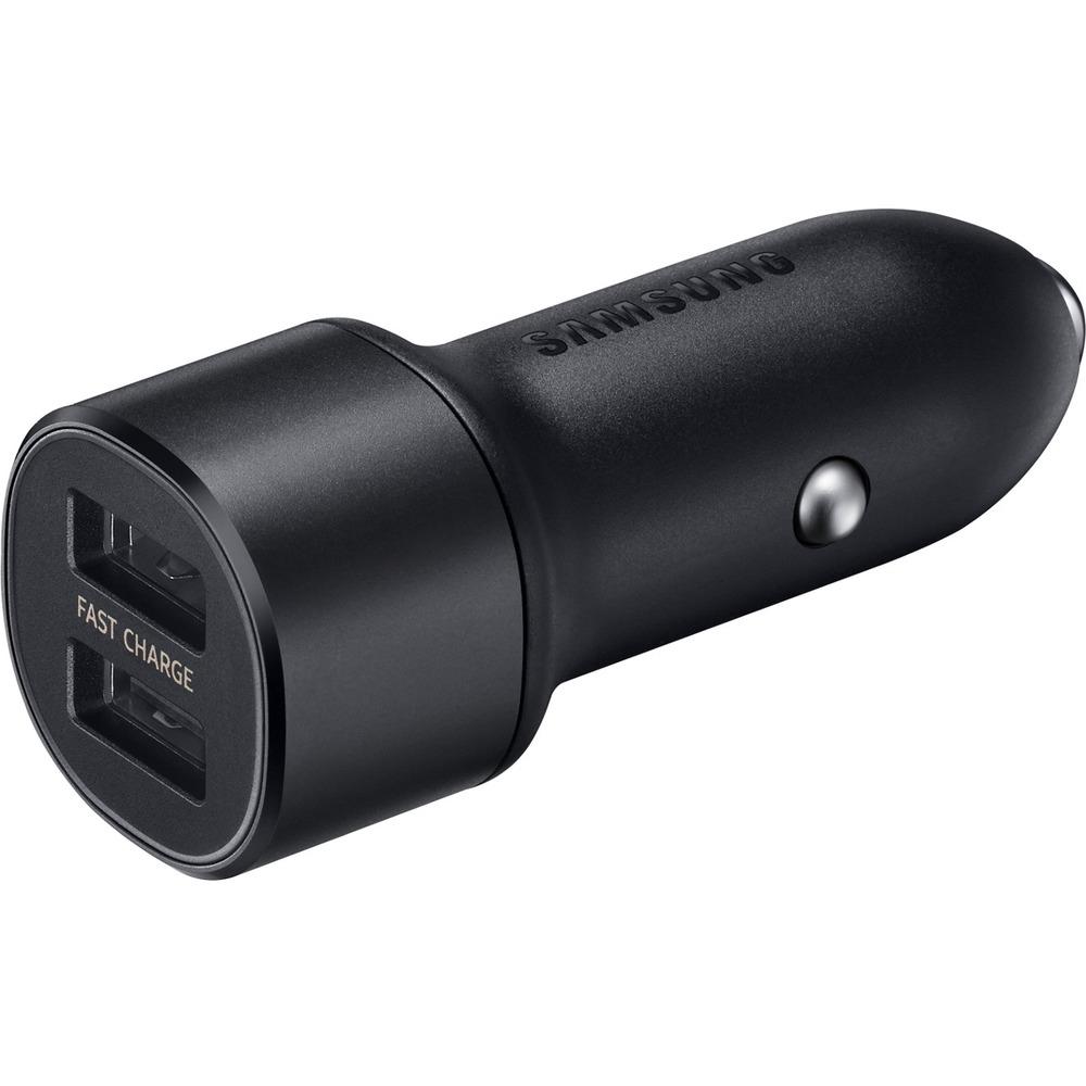 Dual Car Fast Charger 15W USB-C Noir