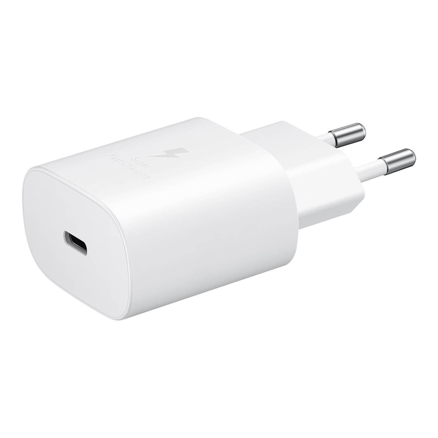 Chargeur Fast Charge 25W USB-C Blanc