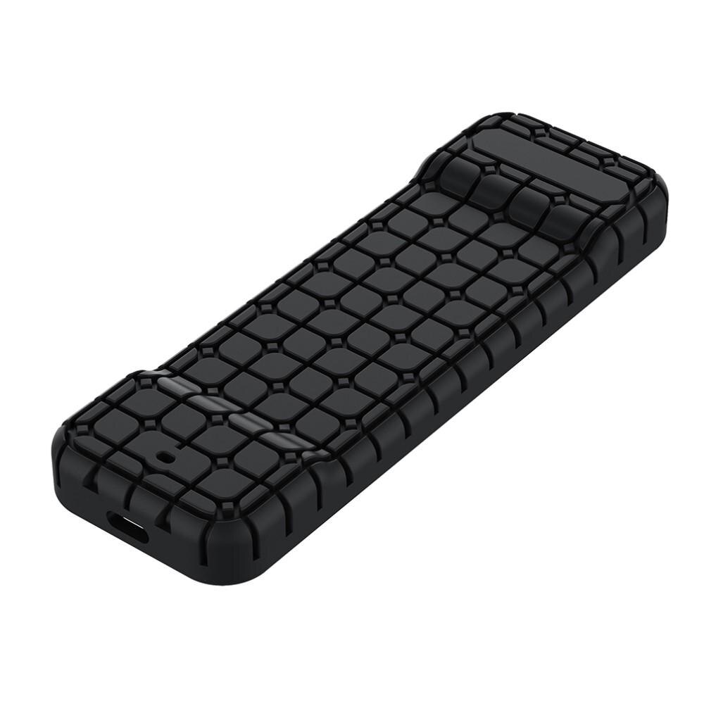 Coque en silicone pour télécommande TV 4K Noir