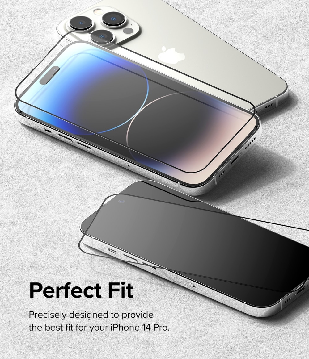 Kit complet pour iPhone 14 Pro : Coque, protecteur d’écran et protecteur de caméra