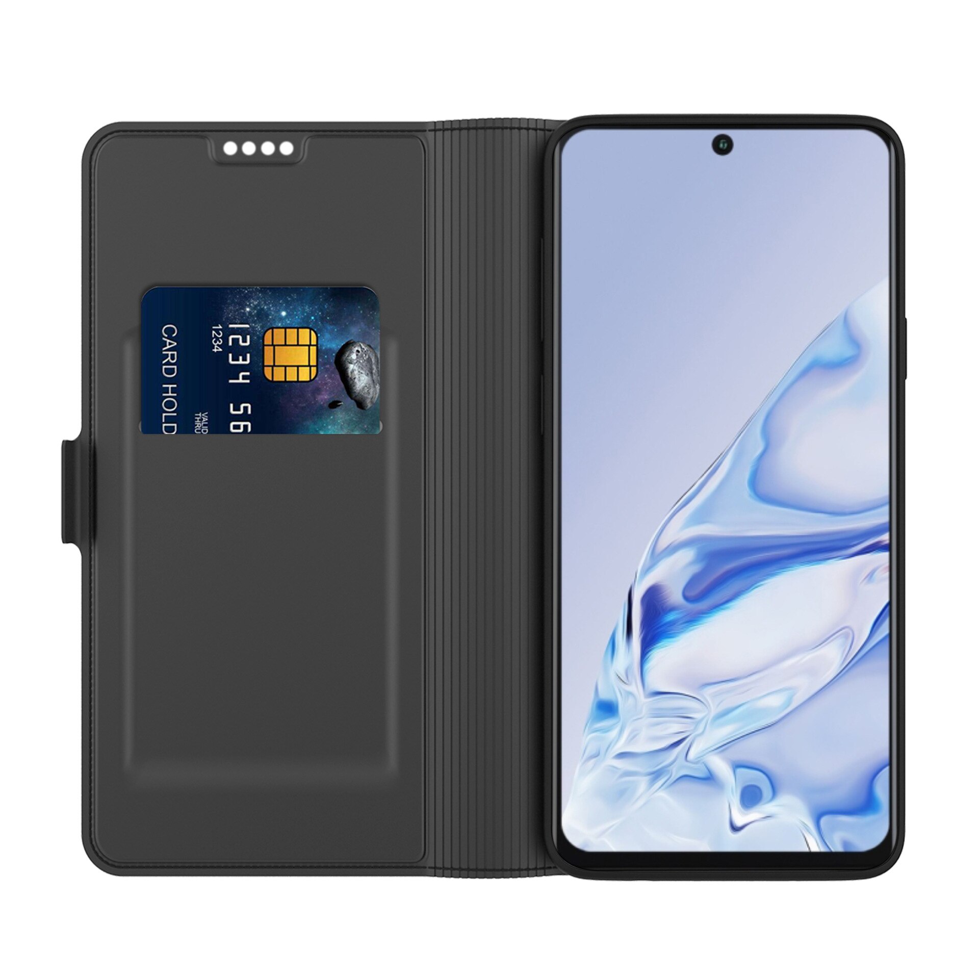 Étui portefeuille Slim Card Wallet Huawei P30 noir